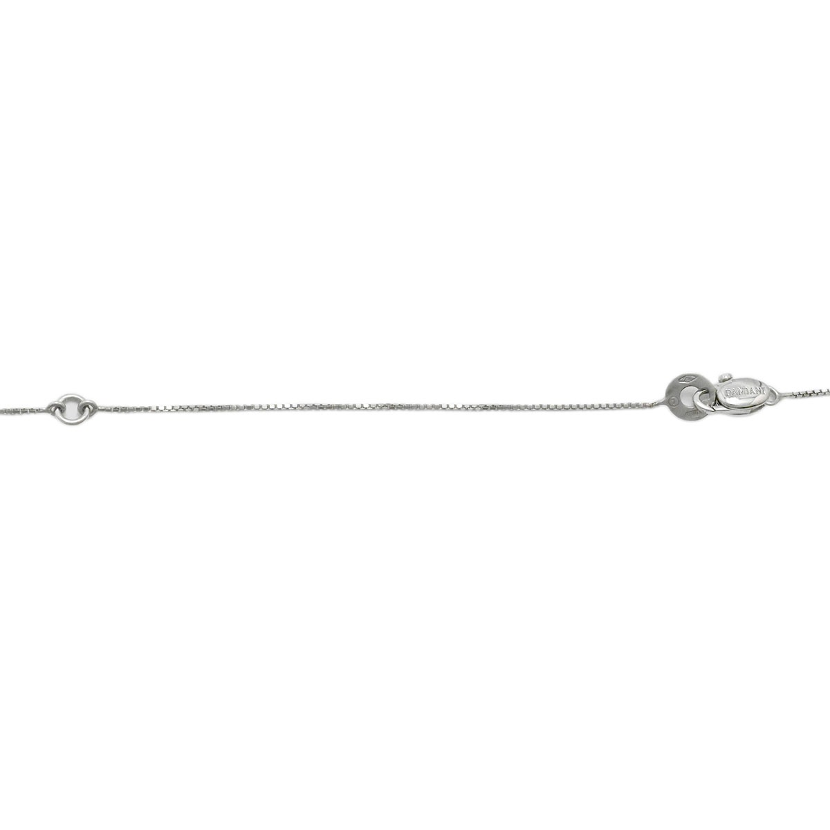 ダミアーニ DAMIANI 750ＷG ホワイトゴールド ルビー クロスネックレス ペンダント 十字架 レディース  3646