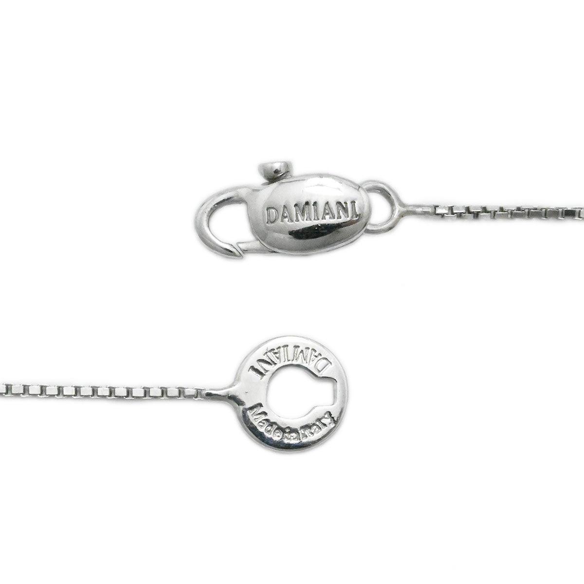 ダミアーニ DAMIANI 750ＷG ホワイトゴールド ルビー クロスネックレス ペンダント 十字架 レディース  3646