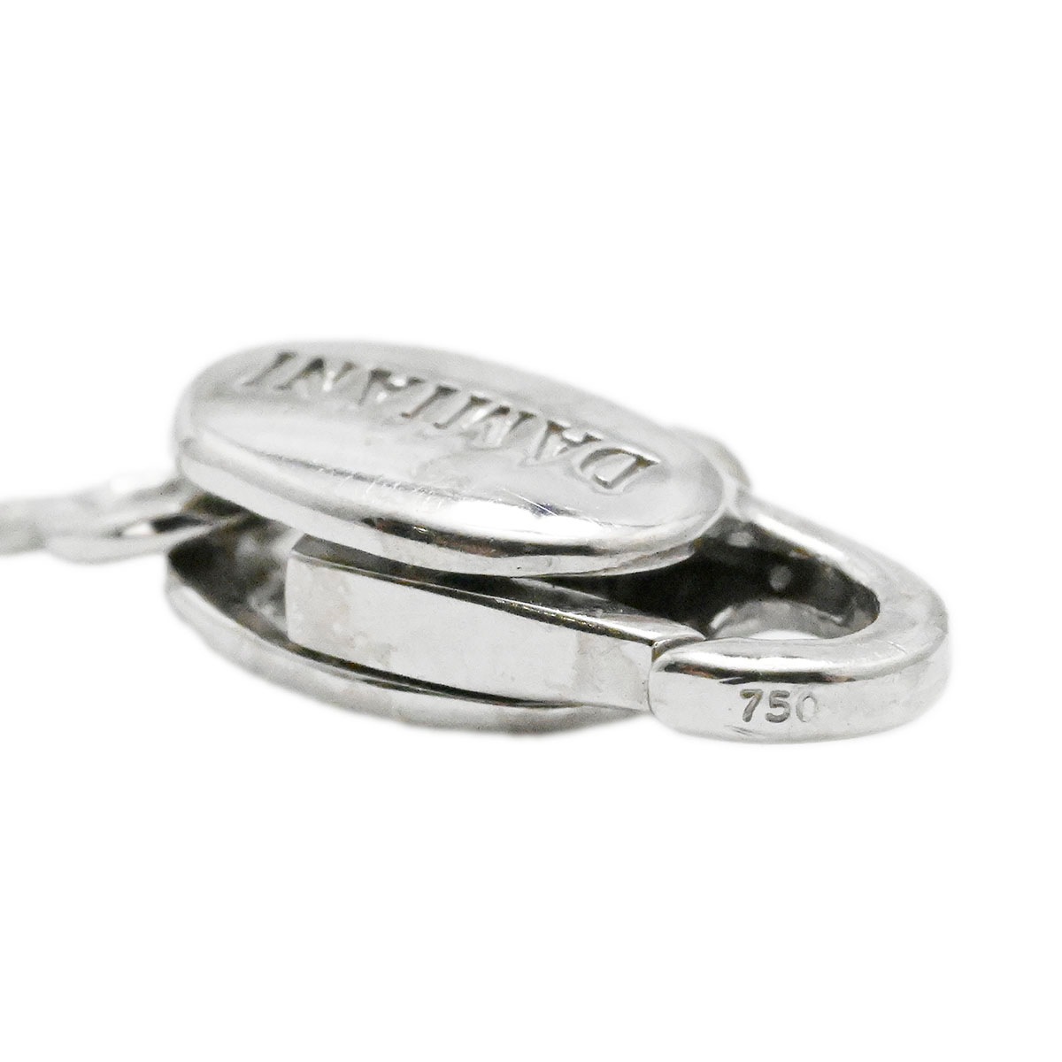 ダミアーニ DAMIANI 750ＷG ホワイトゴールド ルビー クロスネックレス ペンダント 十字架 レディース  3646