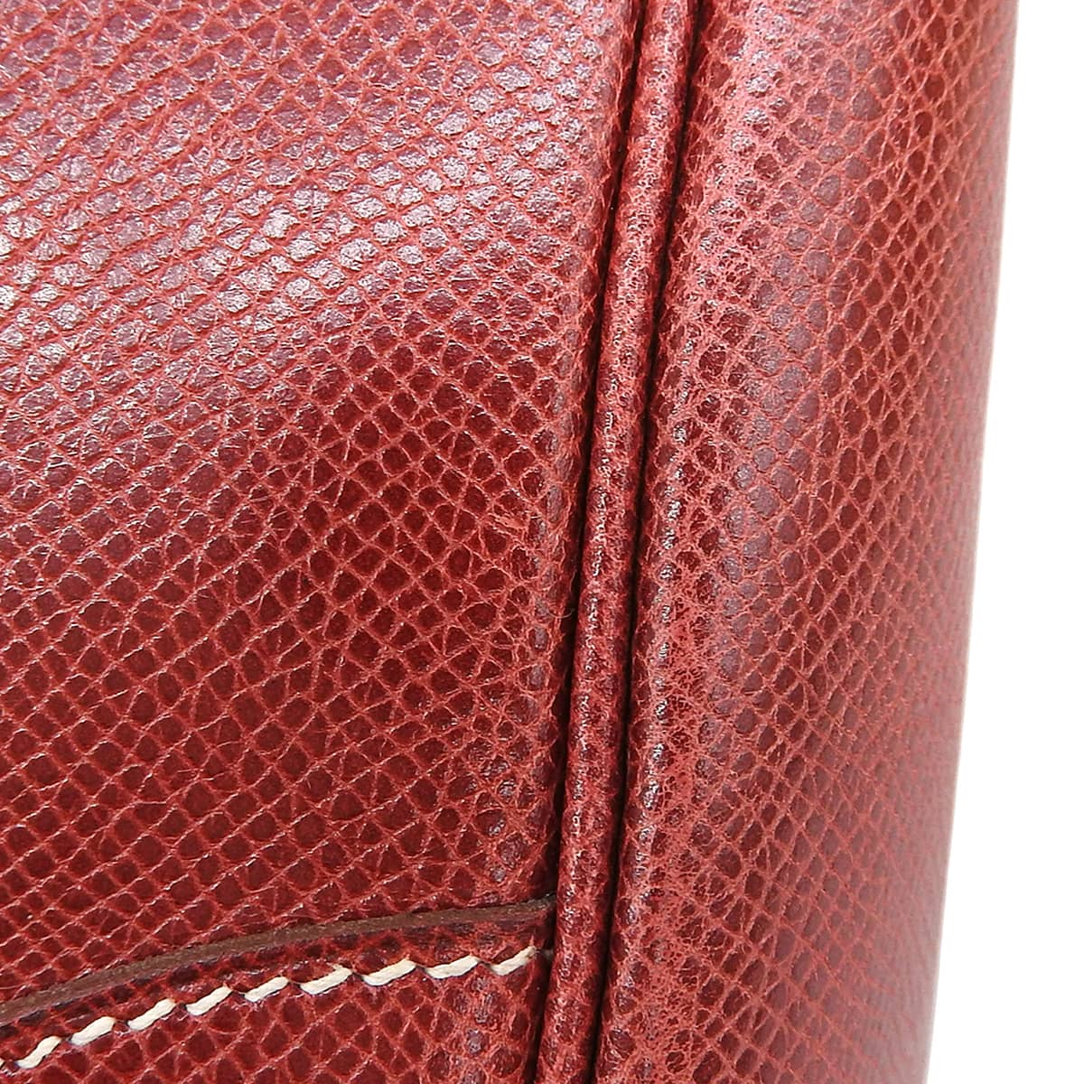 エルメス HERMES トリム31 ワンショルダー ショルダーバッグ リセ レッド シルバー金具 レディース □E刻印 2001年 4667