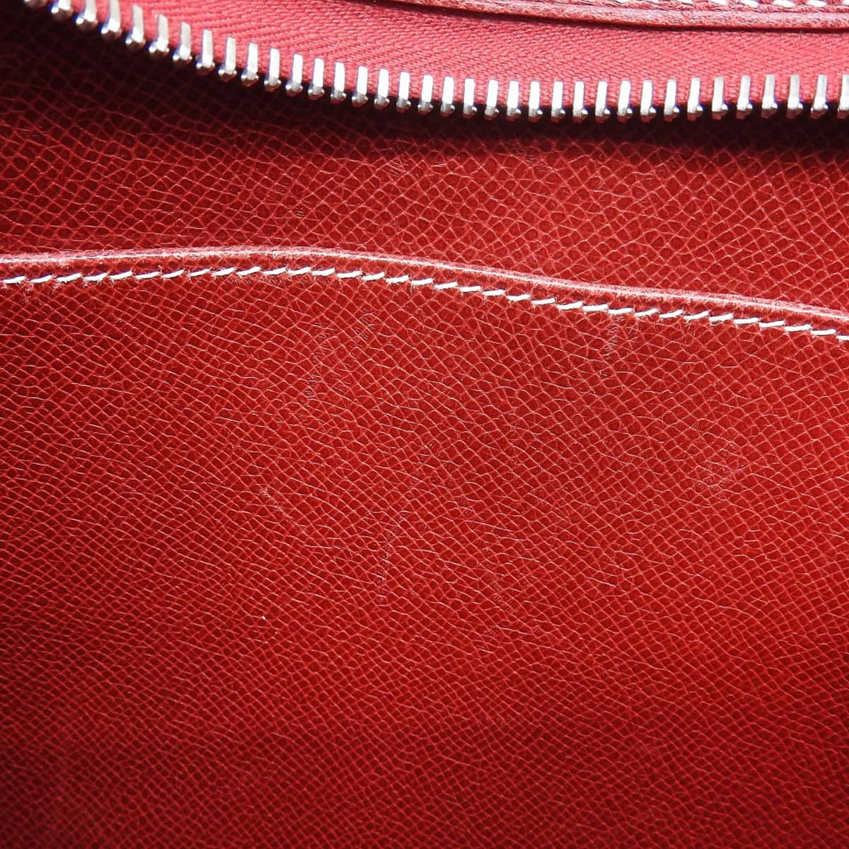 エルメス HERMES トリム31 ワンショルダー ショルダーバッグ リセ レッド シルバー金具 レディース □E刻印 2001年 4667