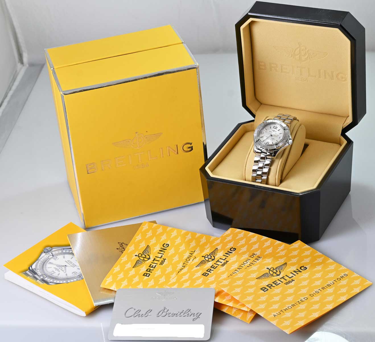 ブライトリング BREITLING コルトオーシャン クォーツ レディース A77350 7833