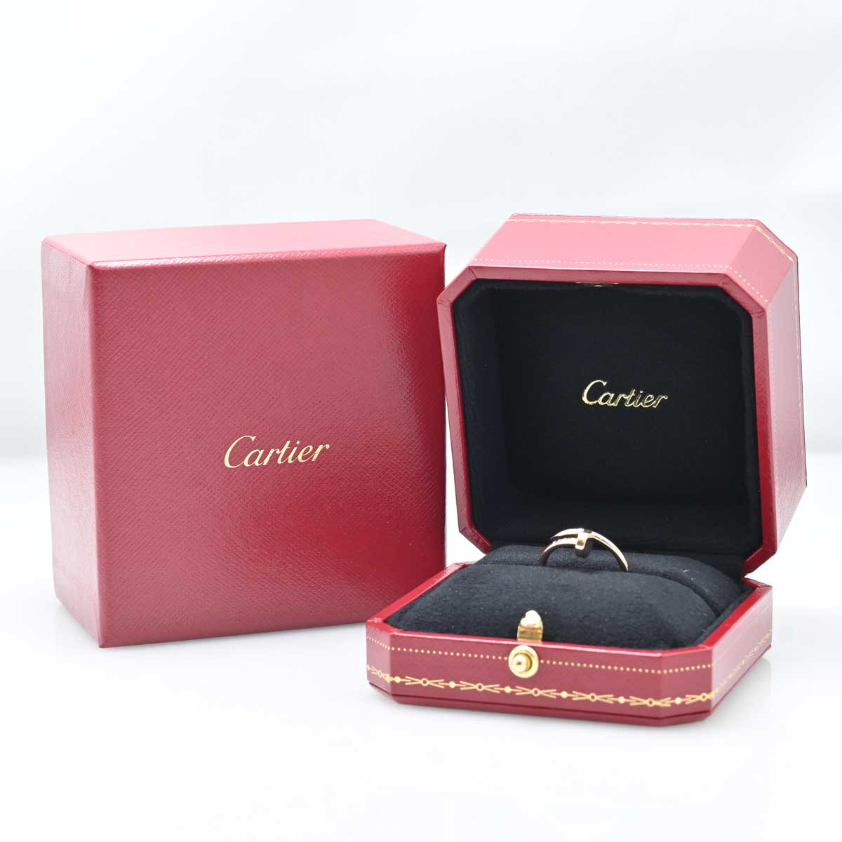カルティエ Cartier 750PG ジュストアンクル ピンクゴールド リング SM