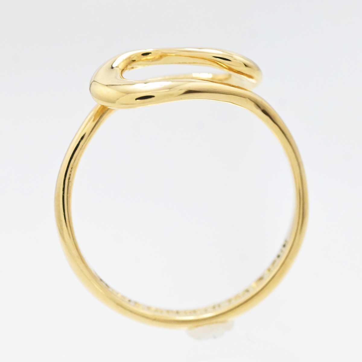 ティファニー TIFFANY & Co. Tiffany & Co. 750YG イエローゴールド オープンウェーブリング 9号 レディース アクセサリー  3263