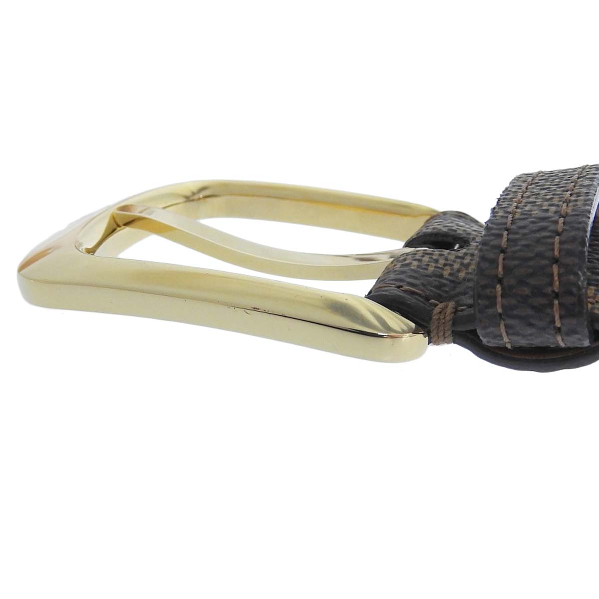 ルイヴィトン LOUIS VUITTON サンチュール エリプス ダミエ エベヌ ダミエキャンバス ゴールド金具 サイズ表記85 レディース M6995 CT1150 4282