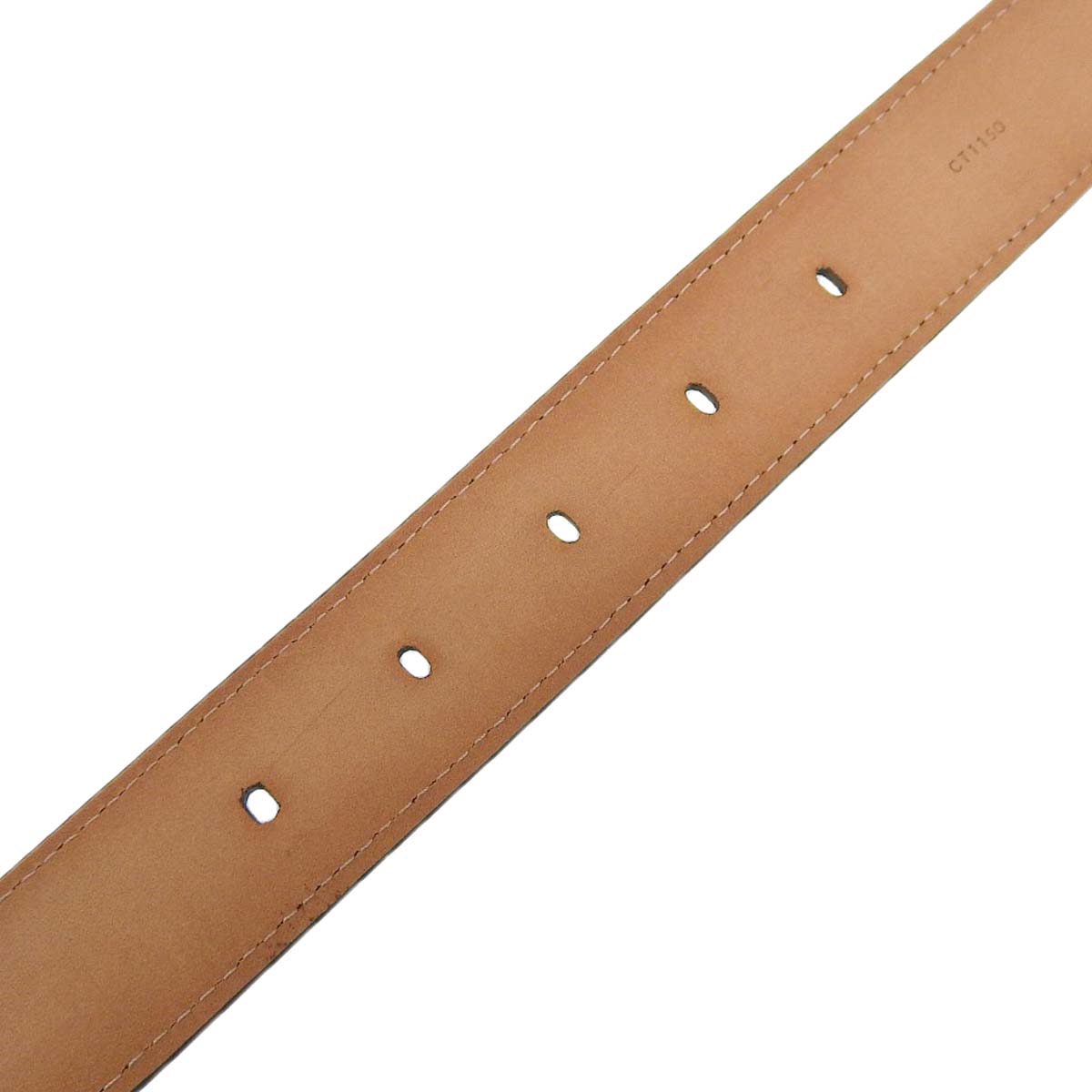 ルイヴィトン LOUIS VUITTON サンチュール エリプス ダミエ エベヌ ダミエキャンバス ゴールド金具 サイズ表記85 レディース M6995 CT1150 4282
