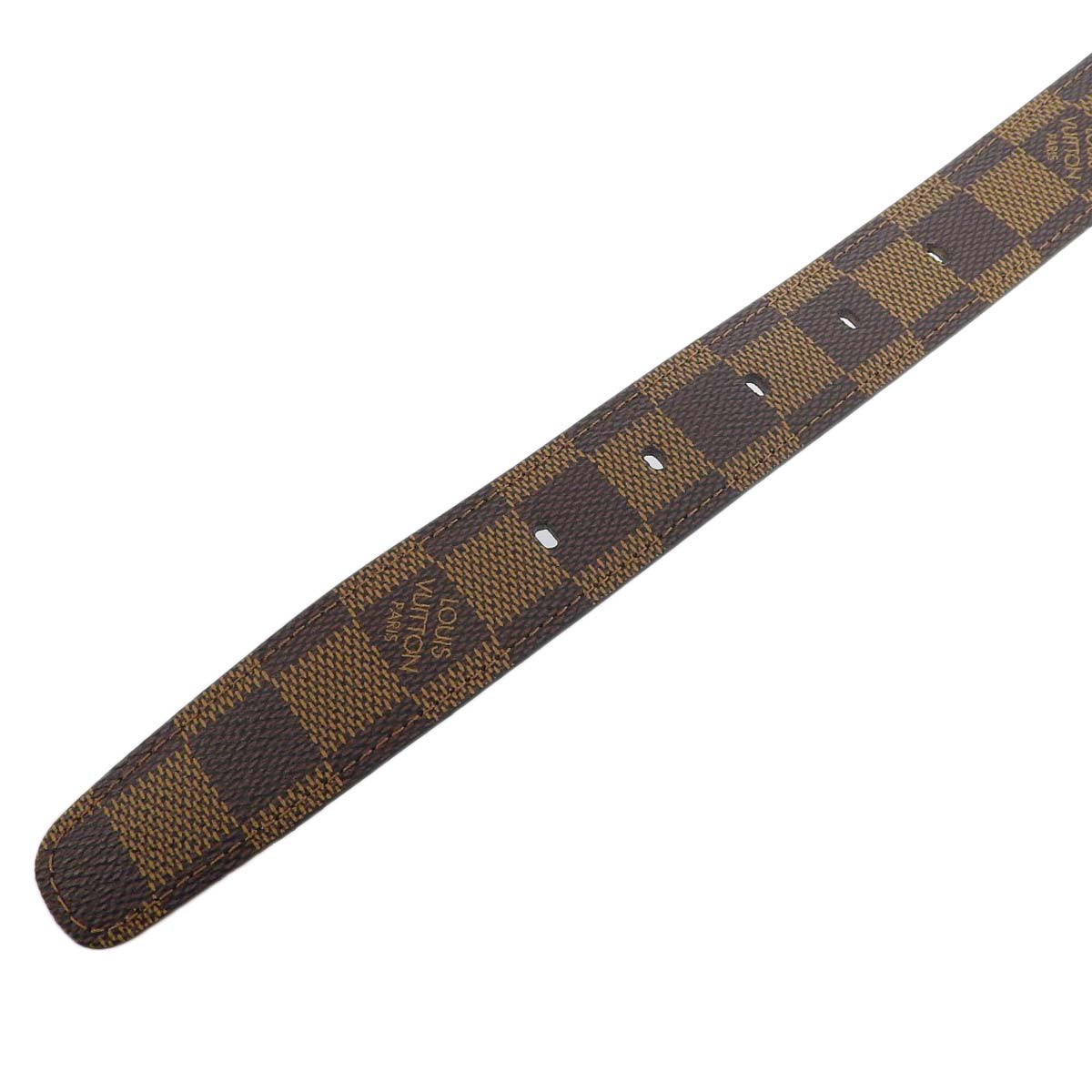 ルイヴィトン LOUIS VUITTON サンチュール エリプス ダミエ エベヌ ダミエキャンバス ゴールド金具 サイズ表記85 レディース M6995 CT1150 4282