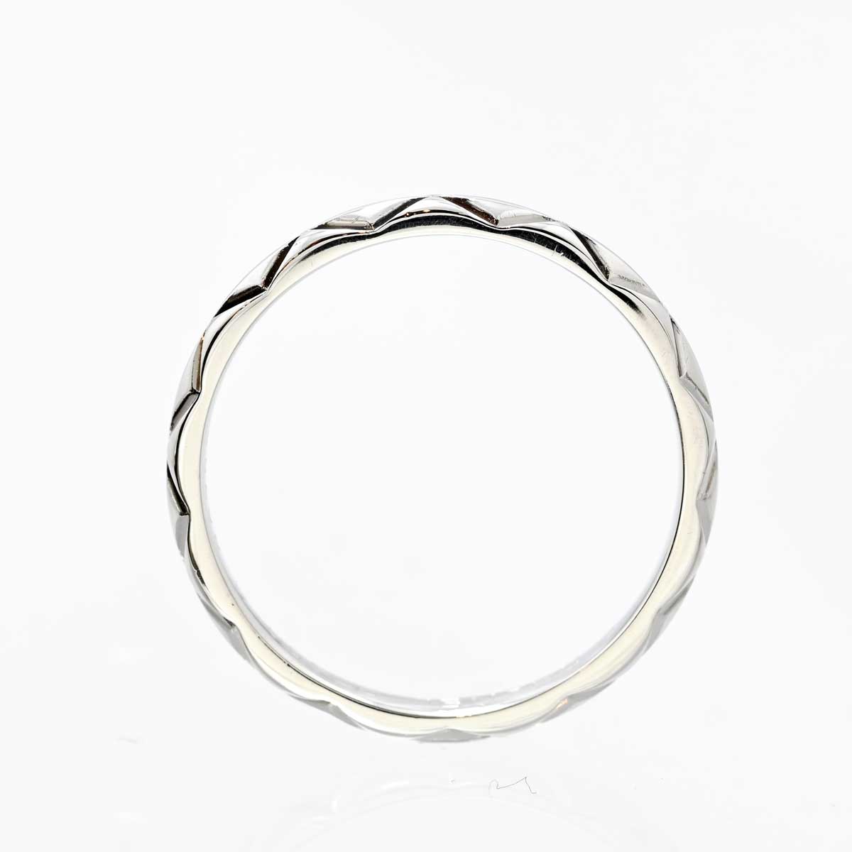 シャネル CHANEL マトラッセ ＰT950 プラチナ スモール リング 51号 3161