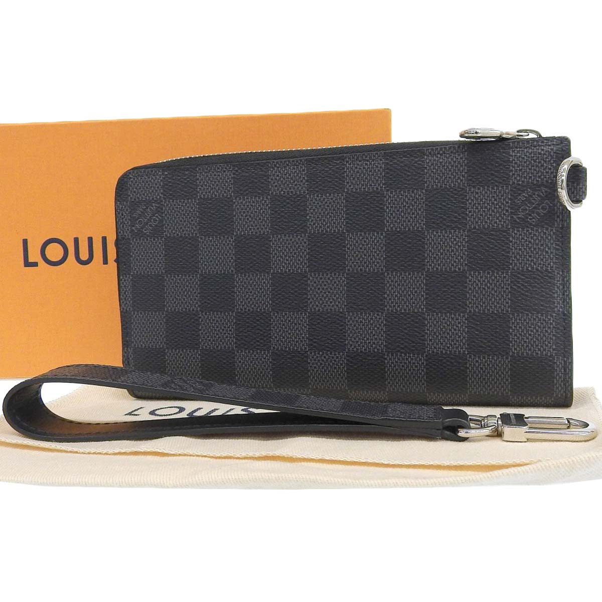 ルイヴィトン LOUIS VUITTON ダミエグラフィット ジッピードラゴンヌ L字ファスナー 長財布 ダミエグラフィットキャンバス メンズ N60379 4283