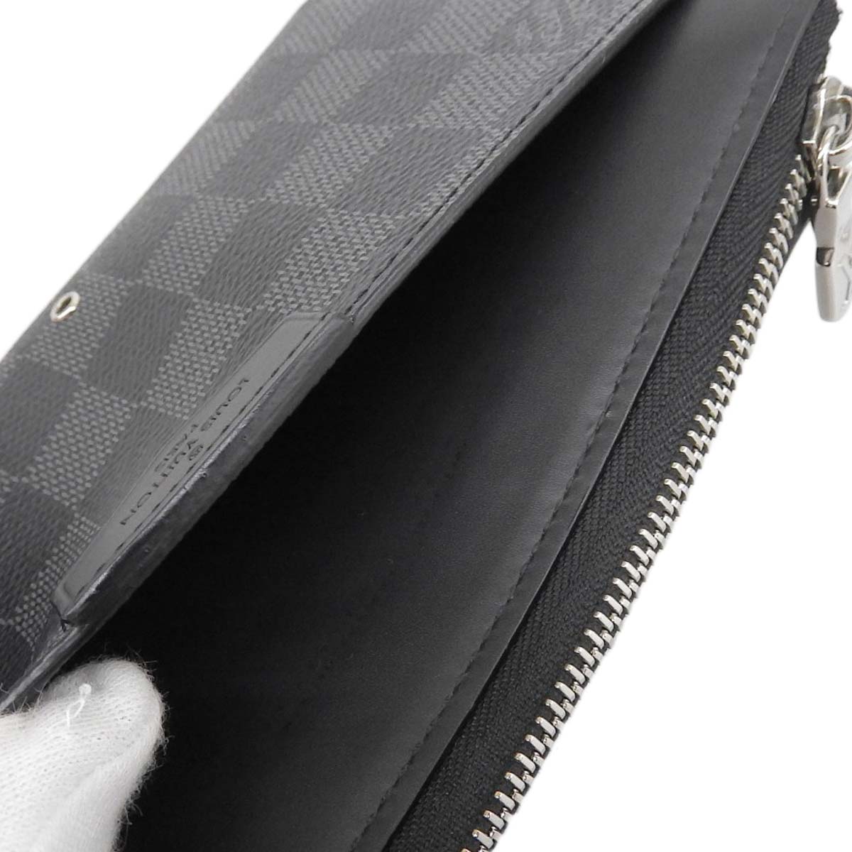 ルイヴィトン LOUIS VUITTON ダミエグラフィット ジッピードラゴンヌ L字ファスナー 長財布 ダミエグラフィットキャンバス メンズ N60379 4283