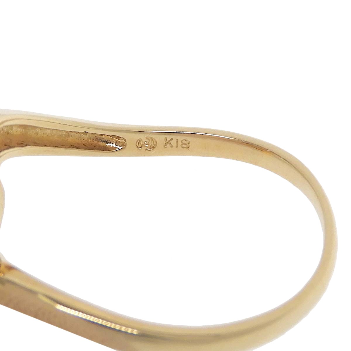 タサキ TASAKI リング 指輪 K18 パール 9.3mm ダイヤモンド 0.09ct 17.5号 レディース 4782