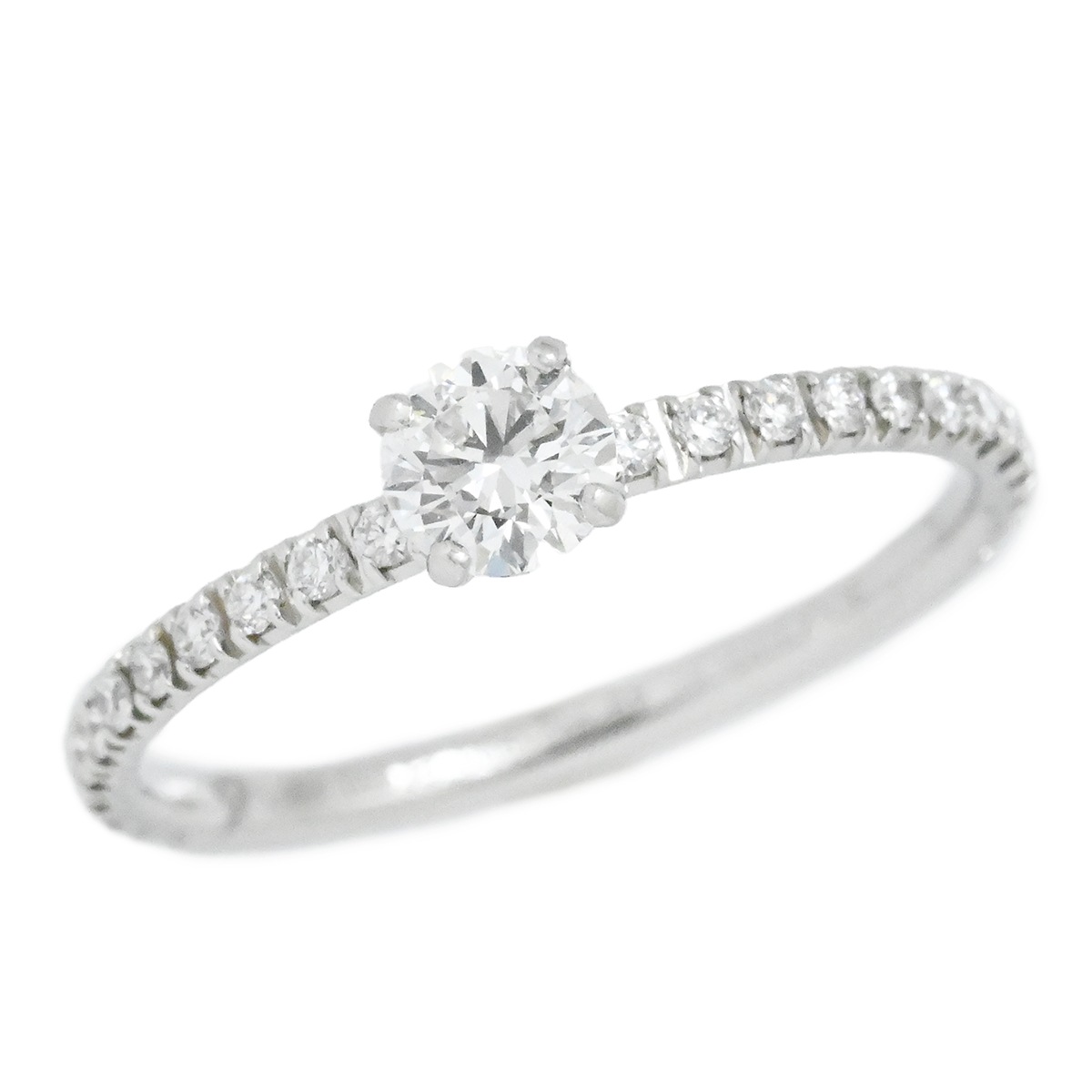 ブシュロン BOUCHERON Pt950 プラチナ ダイヤ0.23ct ミニ ビーラブド リング サイズ49 レディース  3994