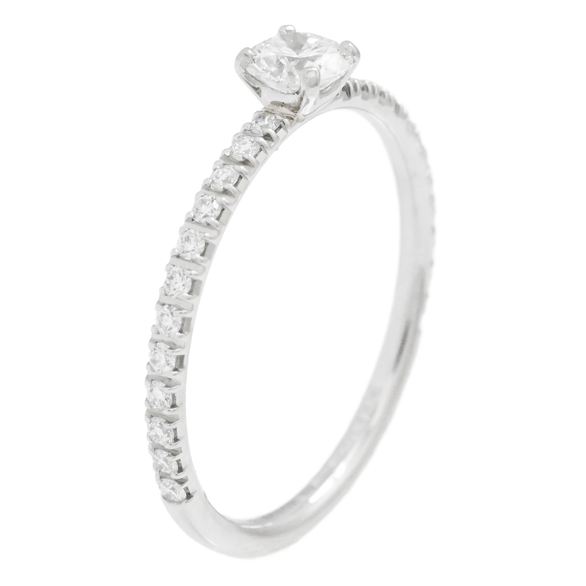 ブシュロン BOUCHERON Pt950 プラチナ ダイヤ0.23ct ミニ ビーラブド リング サイズ49 レディース  3994