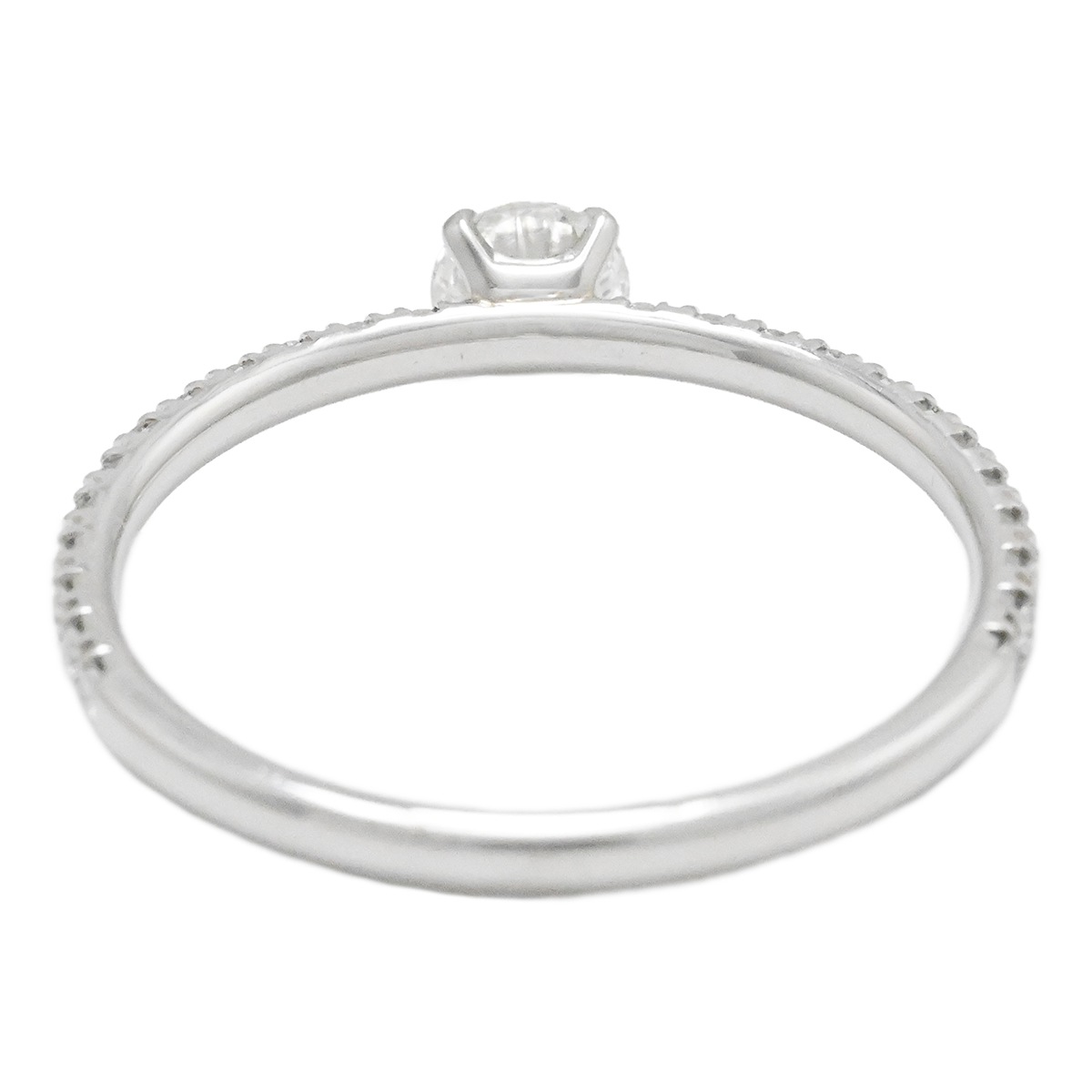 ブシュロン BOUCHERON Pt950 プラチナ ダイヤ0.23ct ミニ ビーラブド リング サイズ49 レディース  3994