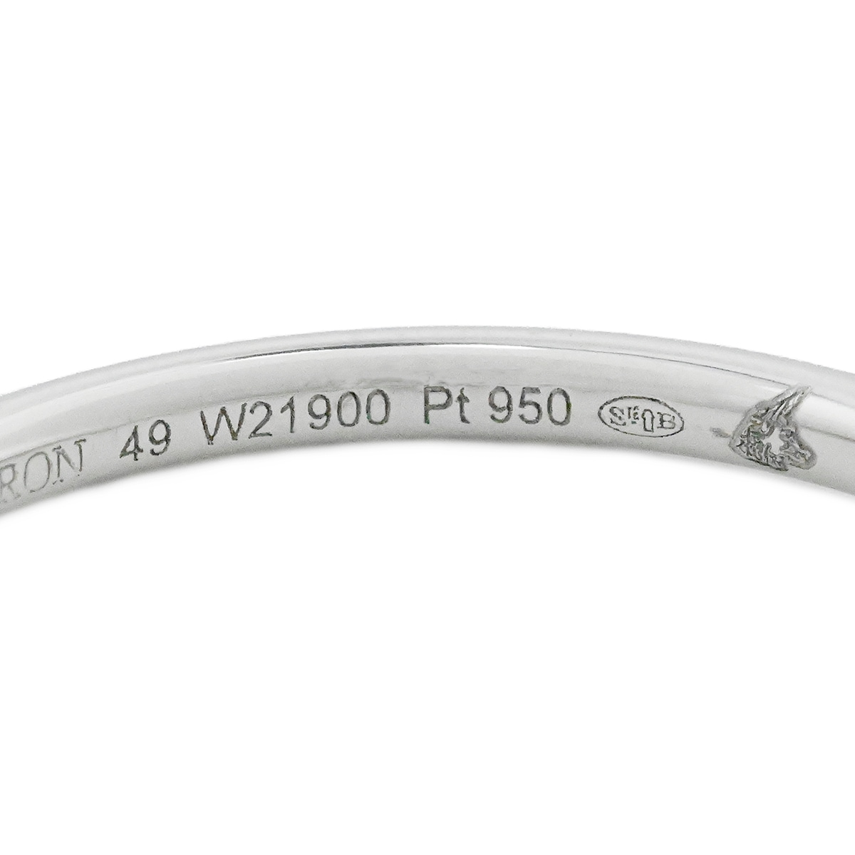 ブシュロン BOUCHERON Pt950 プラチナ ダイヤ0.23ct ミニ ビーラブド リング サイズ49 レディース  3994