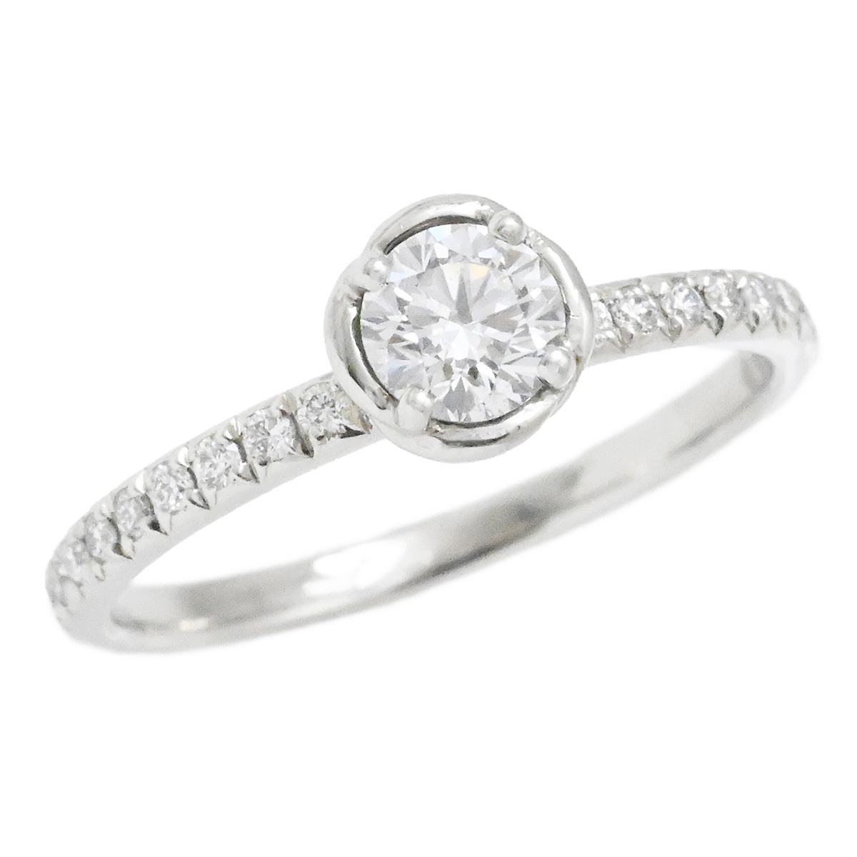 ピアジェ PIAGET PT950 ダイヤ0.33ct ピアジェローズダイヤ 一粒ダイヤモンド サイズ51 レディース  2040