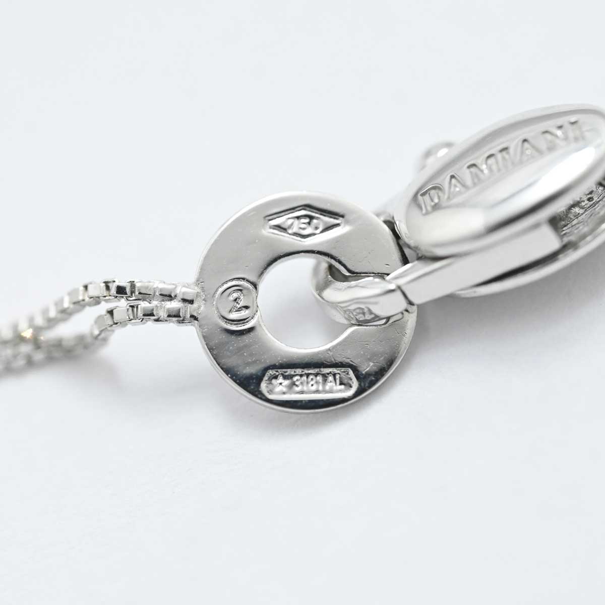 ダミアーニDAMIANI 750WG ホワイトゴールド ダイア クロス ネックレス レディース アクセサリー  3267
