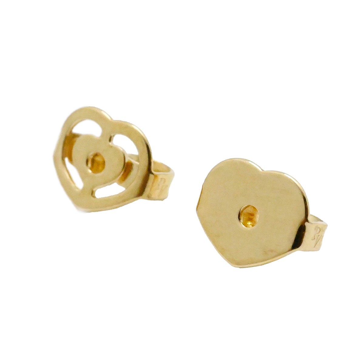 ポンテヴェキオ PONTE VECCHIO K18ＹG イエローゴールド エメラルド0.08ct ダイヤ0.01ct フラワーモチーフピアス レディース 3754