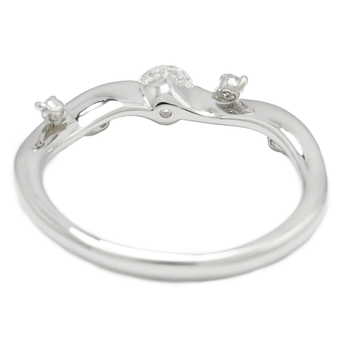 星の砂 HOSHINOSUNA Pt900 プラチナ ダイヤ0.34ct ダイヤモンド リング サイズ 9号 レディース  3995