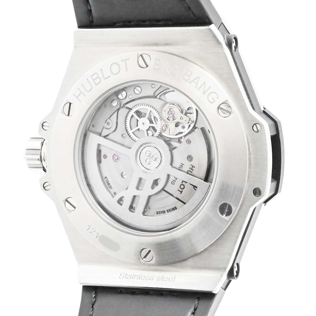 HUBLOT ウブロ ビッグバン ワンクリック オートマチック 自動巻き 39ミリ スチール×パヴェダイヤ 465.SX.1170.RX 465.SX.1170.RX 3556
