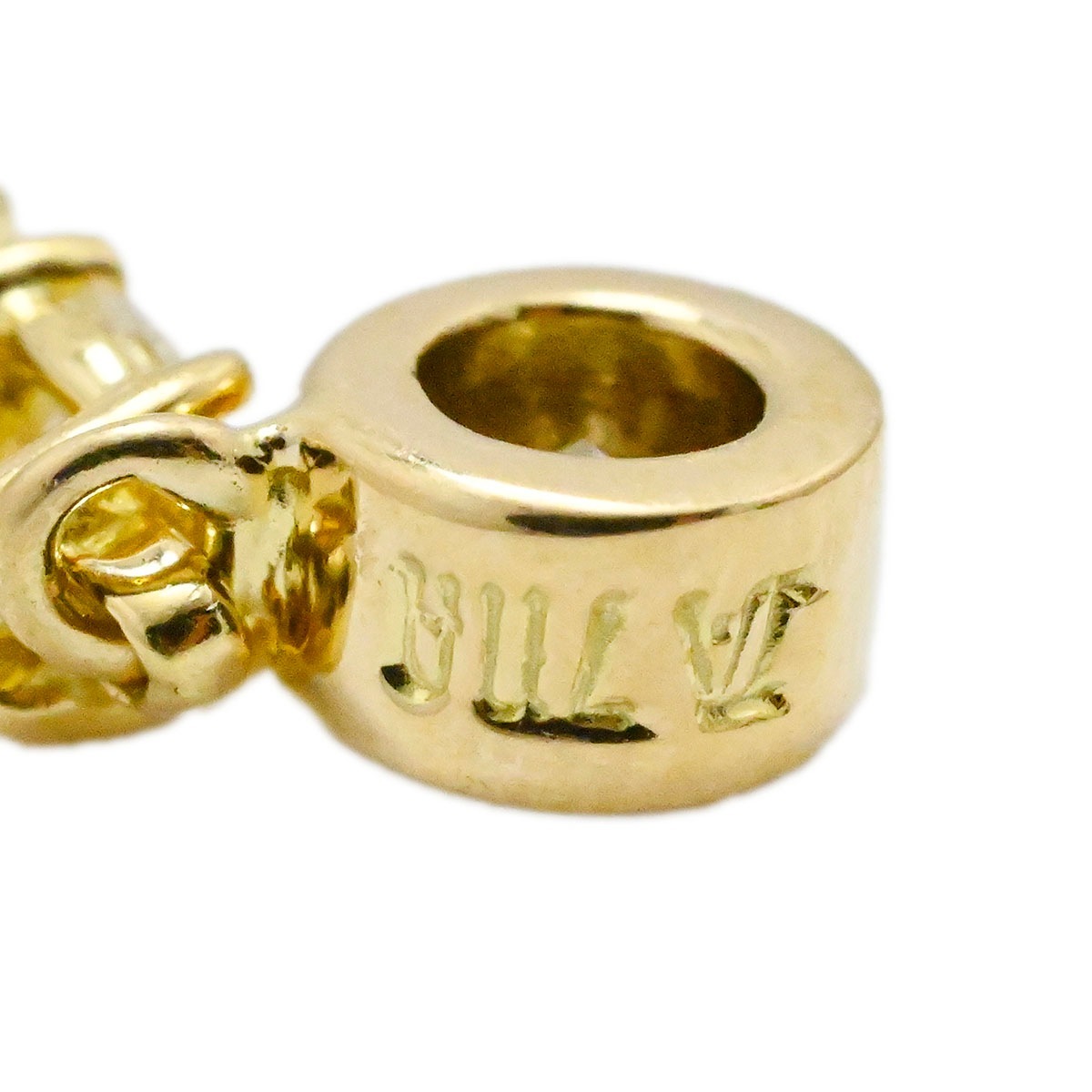 LINE ライン K18ＹG イエローゴールド ダイヤ1.00 ピアス ダイヤモンド　レディース 3755