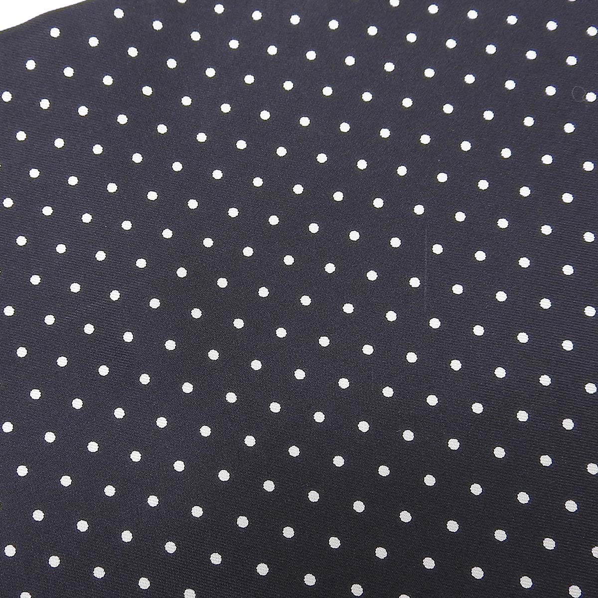 エルメス HERMES 水玉 鎖 リバーシブル スカーフ シルク ネイビー×レッド/ブラック×ホワイト メンズ 4674