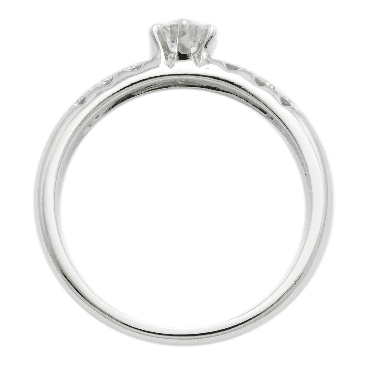 ミキモト MIKIMOTO Pt950 プラチナ ダイヤ0.130ct 0.25ct 一粒ダイヤモンド リング サイズ12号 レディース  3996