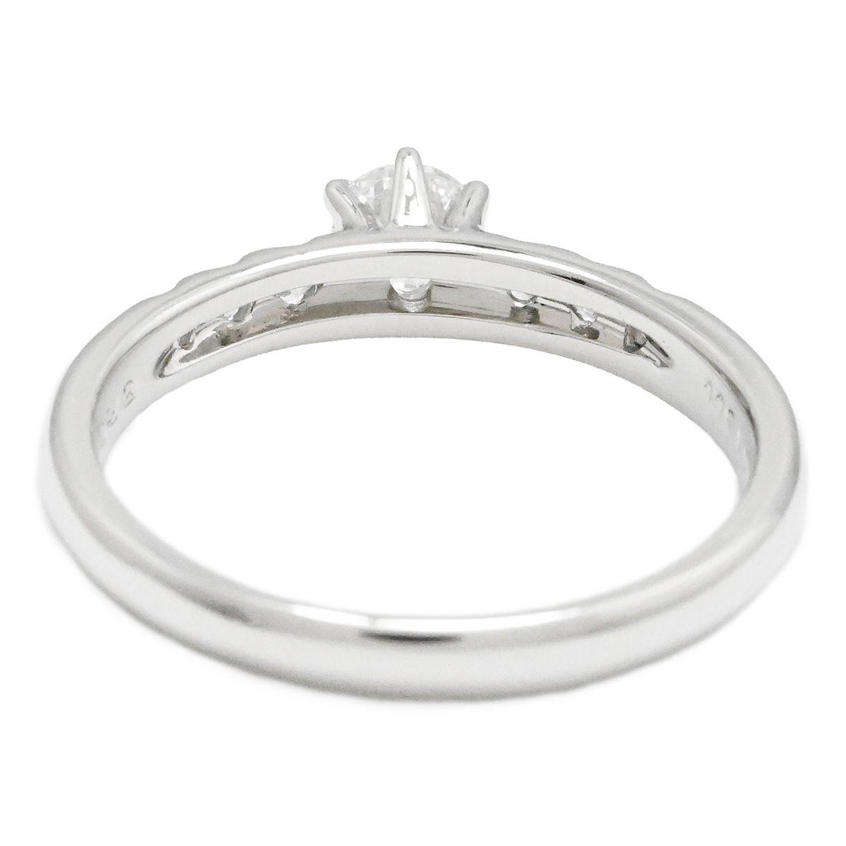 ミキモト MIKIMOTO Pt950 プラチナ ダイヤ0.130ct 0.25ct 一粒ダイヤモンド リング サイズ12号 レディース  3996