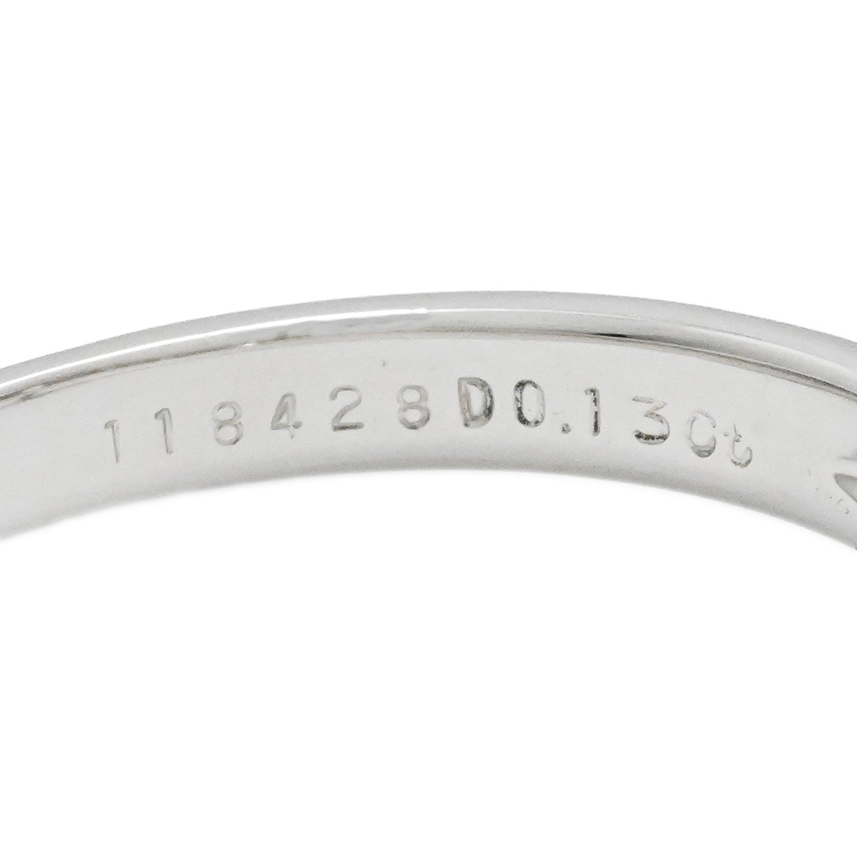 ミキモト MIKIMOTO Pt950 プラチナ ダイヤ0.130ct 0.25ct 一粒ダイヤモンド リング サイズ12号 レディース  3996