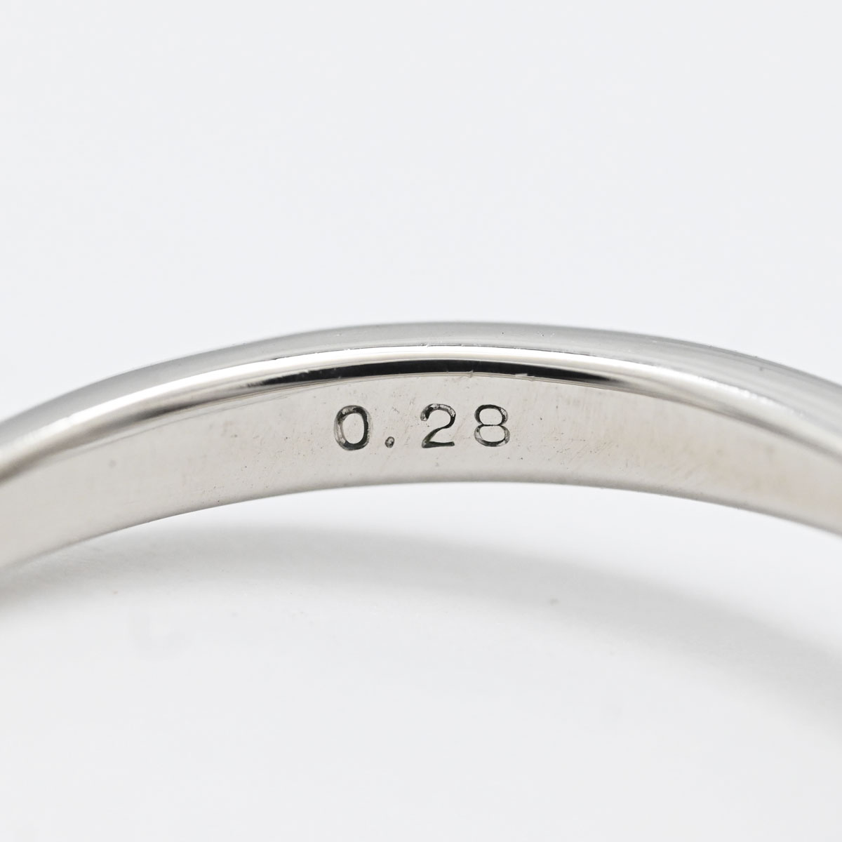 ポンテヴェキオ PONTE VECCHIO プラチナ ダイヤ0.28ct リング 12号 レディース  3497