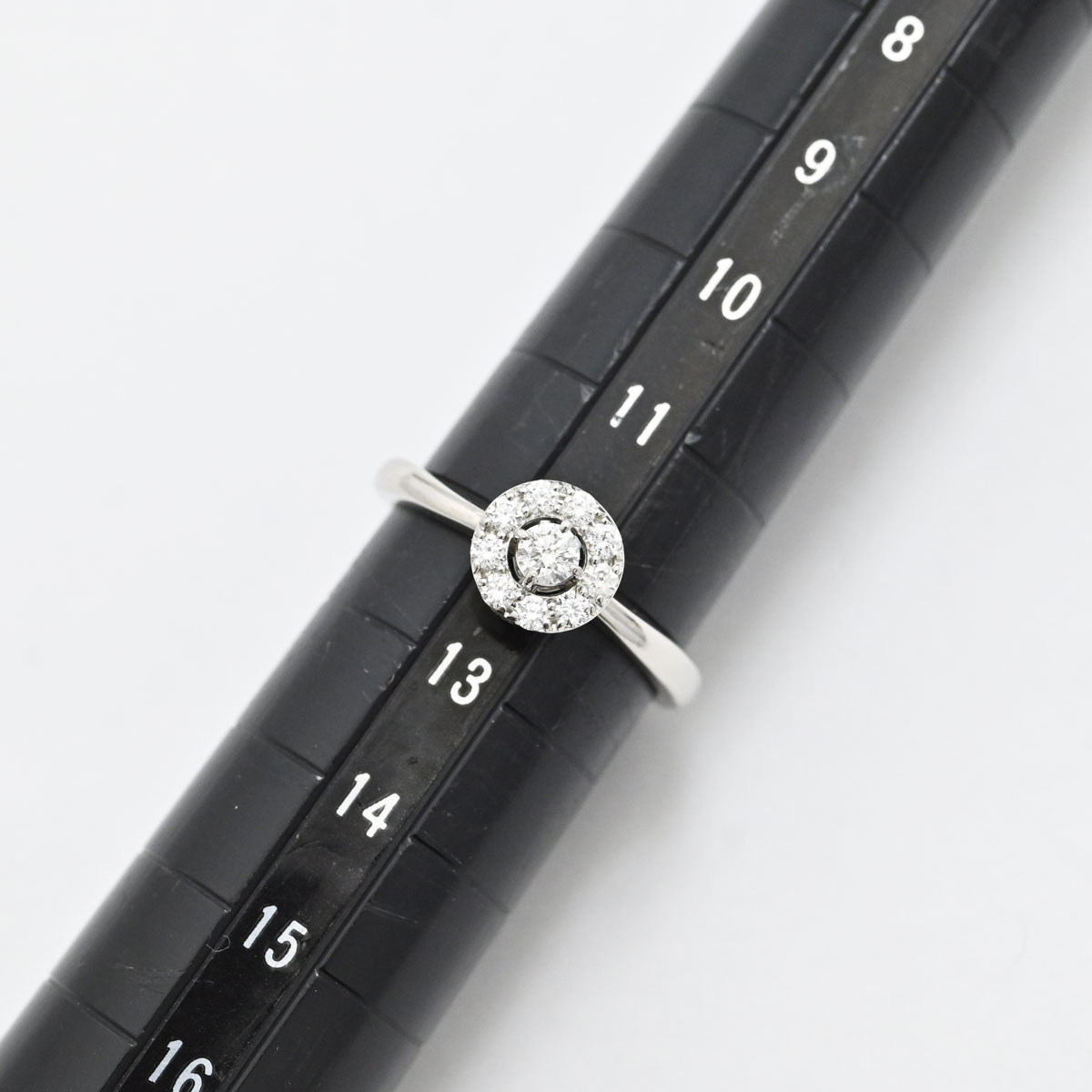ポンテヴェキオ PONTE VECCHIO プラチナ ダイヤ0.28ct リング 12号 レディース  3497