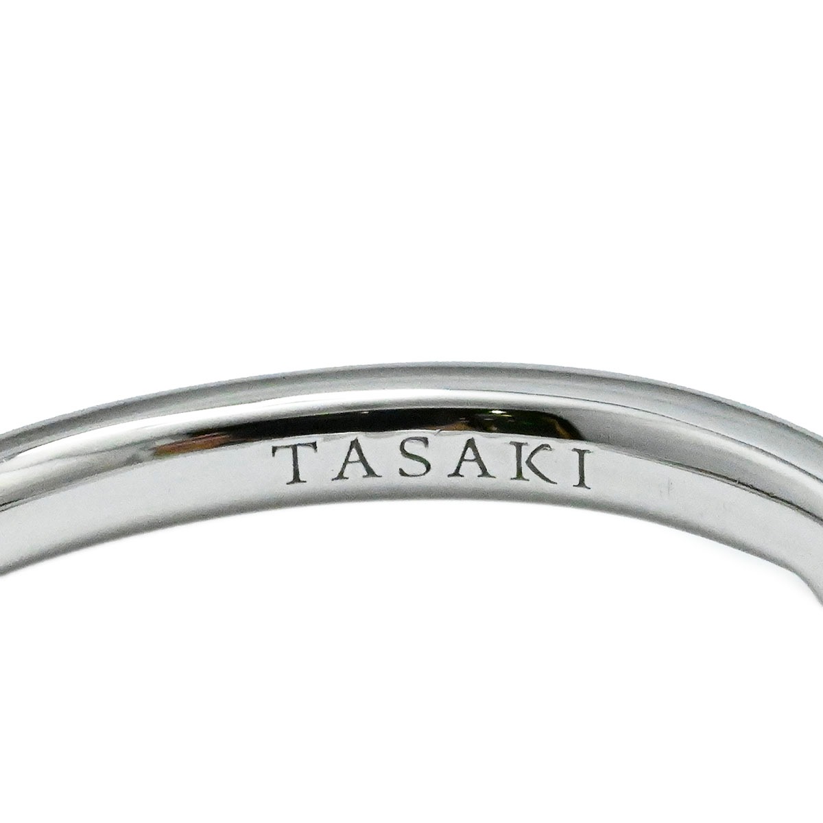 タサキ TASAKI  Pt950 プラチナ ダイヤ0.07ct リング 9号 レディース  3653