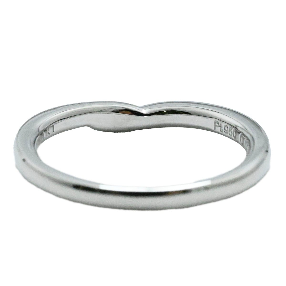 タサキ TASAKI  Pt950 プラチナ ダイヤ0.07ct リング 9号 レディース  3653