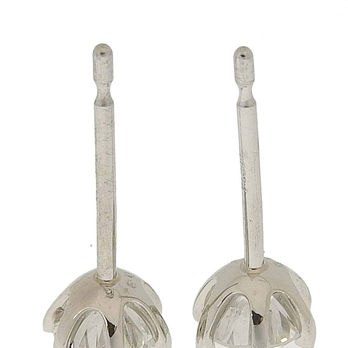 PT900 プラチナ ダイヤモンド0.348ct 0.316ct ピアス 一粒ダイヤモンド ピアス レディース 4551
