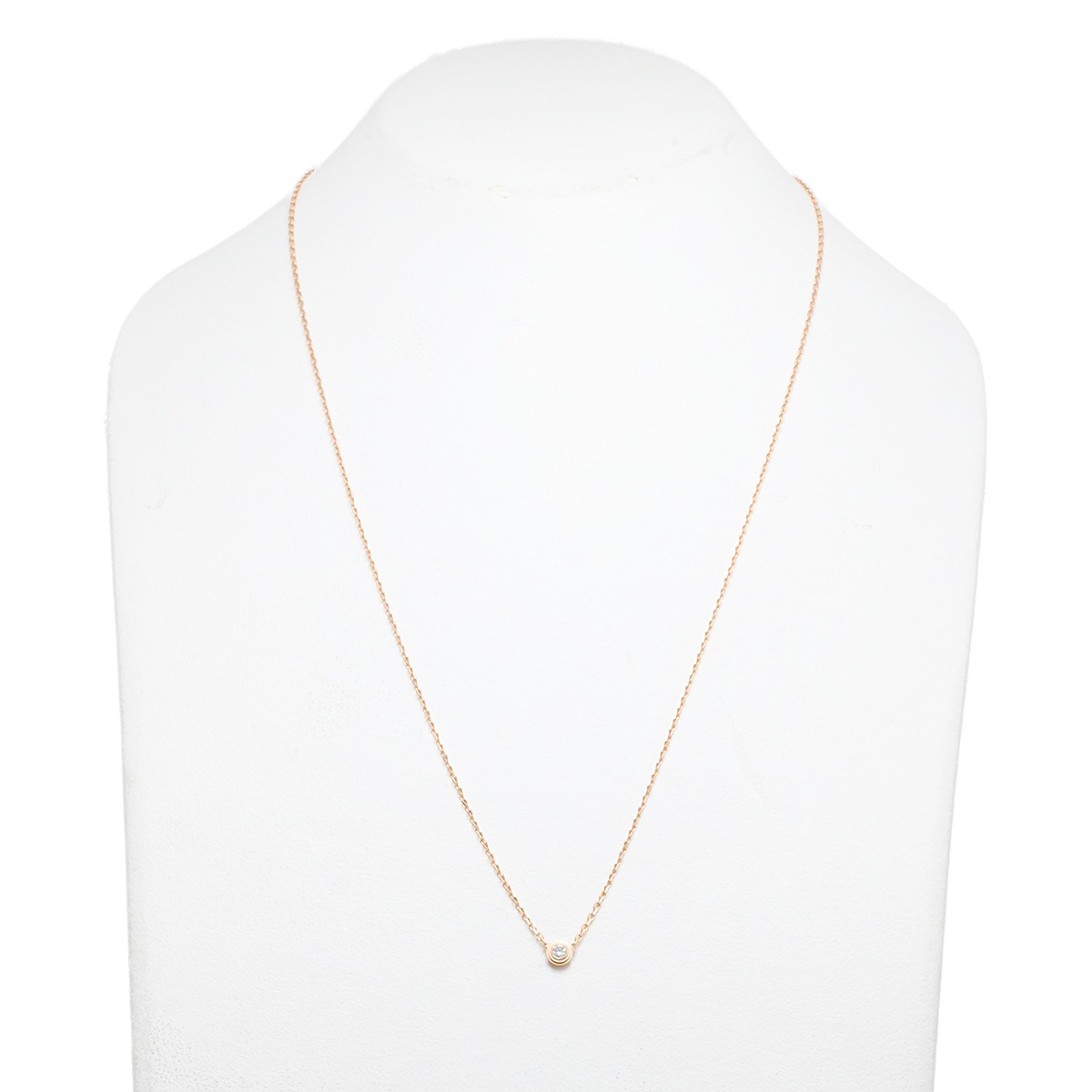 カルティエ CARTIER 750PG ピンクゴールド ダムールネックレス XS レディース  3997