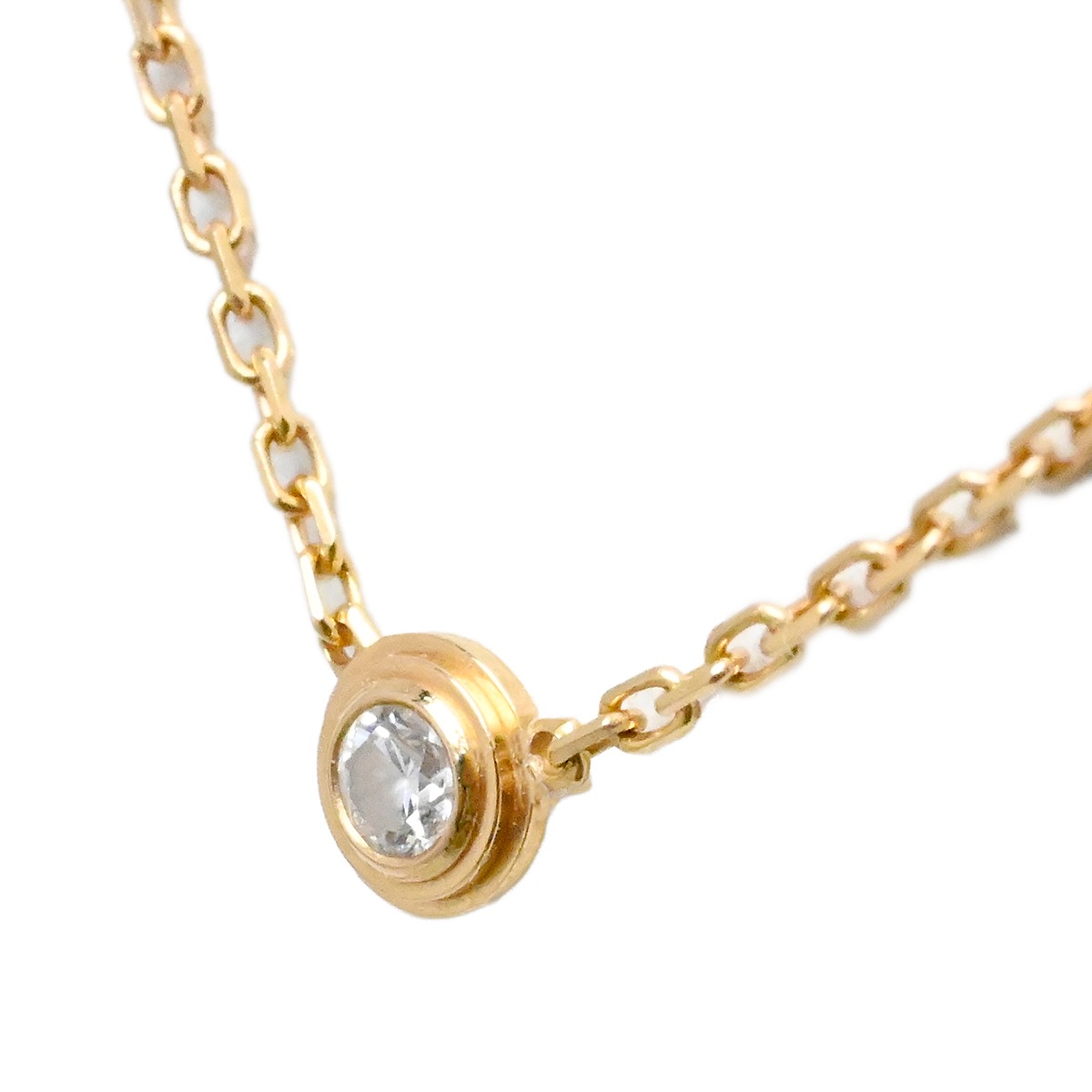 カルティエ CARTIER 750PG ピンクゴールド ダムールネックレス XS レディース  3997