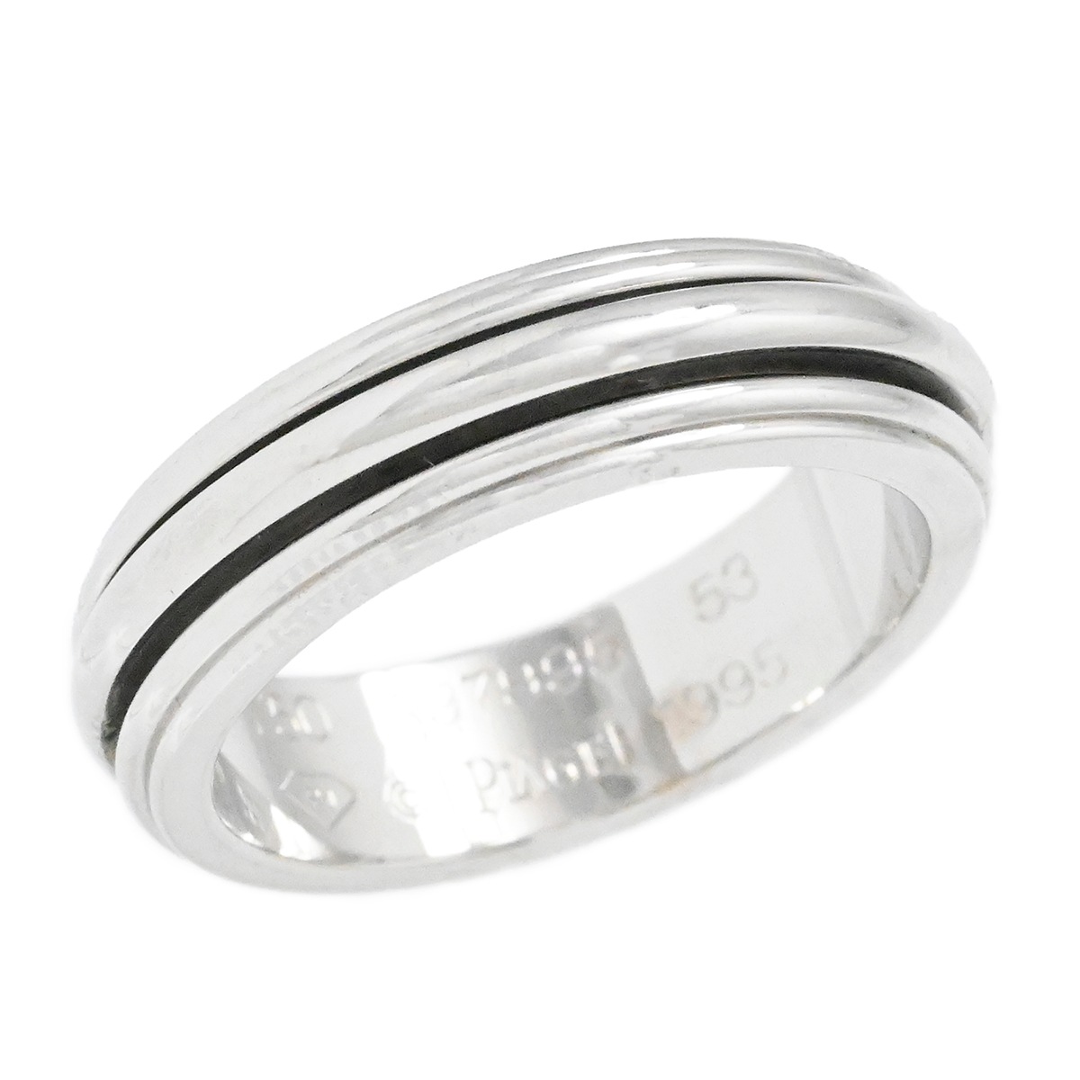ピアジェ PIAGET 750WG ホワイトゴールド ポセションリング サイズ53 レディース  2046