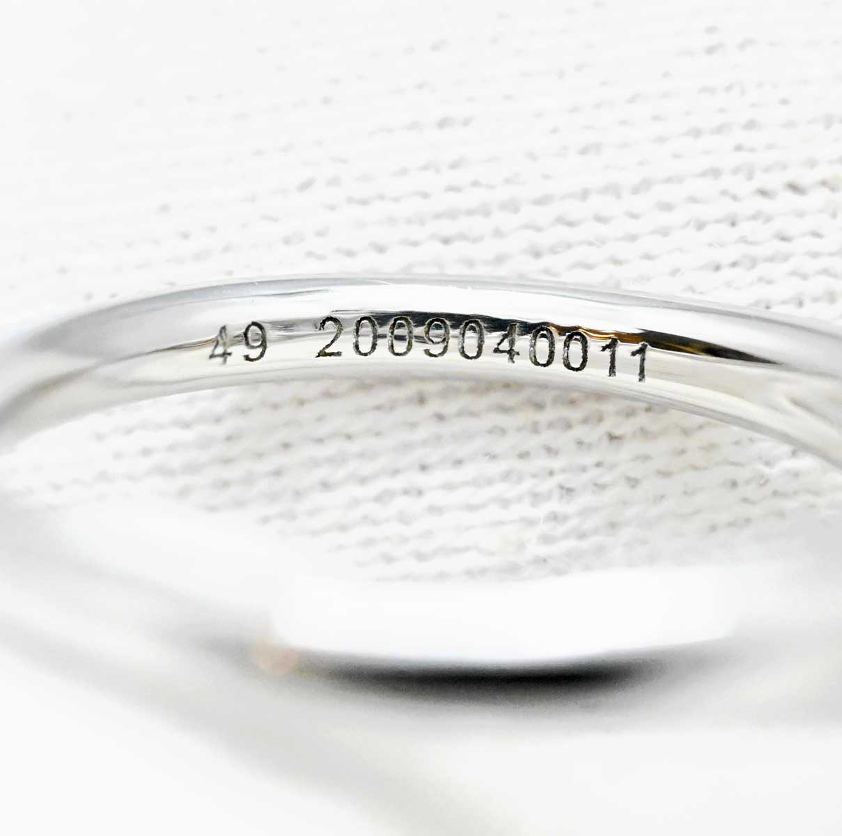 ショーメ CHAUMET リアンソリテール リング ＰT950 プラチナ ダイヤ 49号 レディース 3039