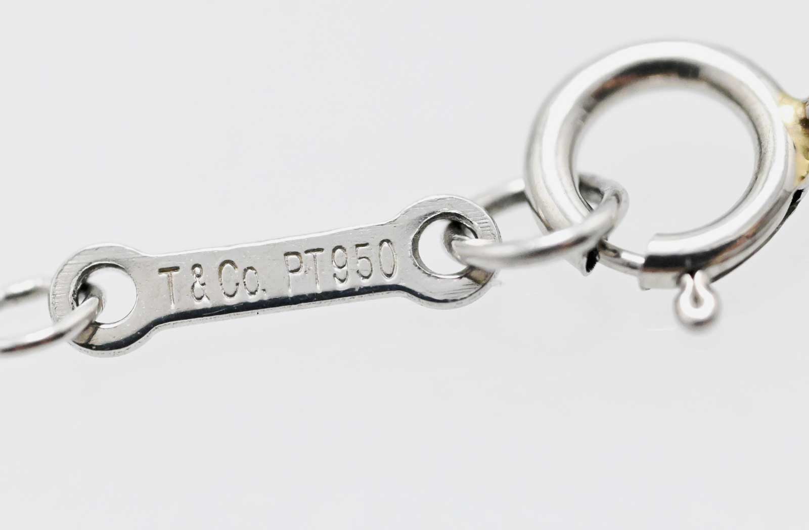 ティファニー TIFFANY & Co. Pt950 ダイア３P バイヤザード ブレスレット レディース アクセサリー  3270