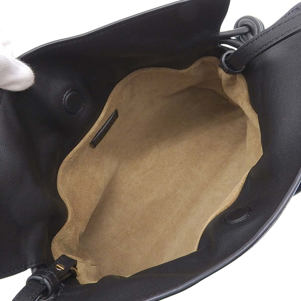 ロエベ フラメンコ クラッチ ミディアム ブラック レザー ショルダーバッグ other - ロエベ LOEWE フラメンコクラッチミニ ショルダーバッグ