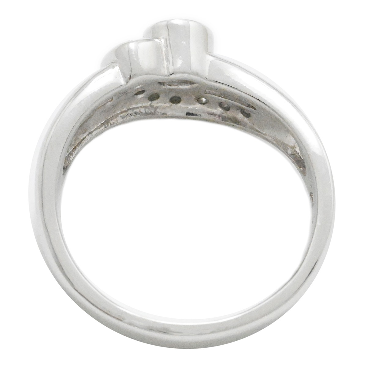 ポーラ POLA PT900 プラチナ ダイヤ0.33ct ダイヤモンド リング サイズ
