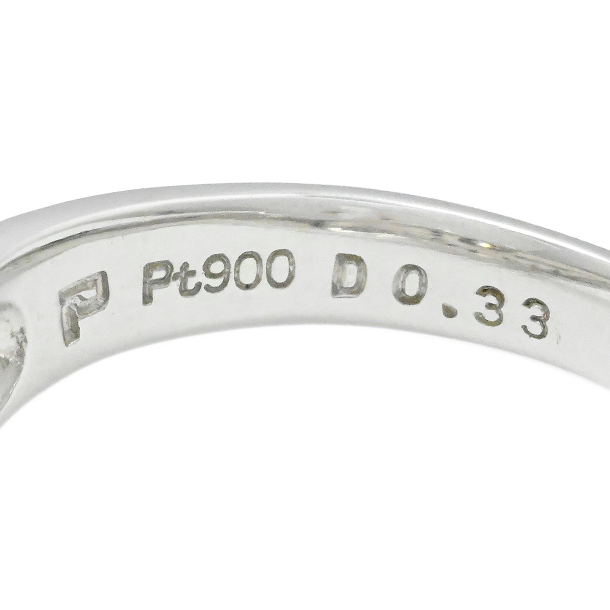 ポーラ POLA PT900 プラチナ ダイヤ0.33ct ダイヤモンド リング サイズ