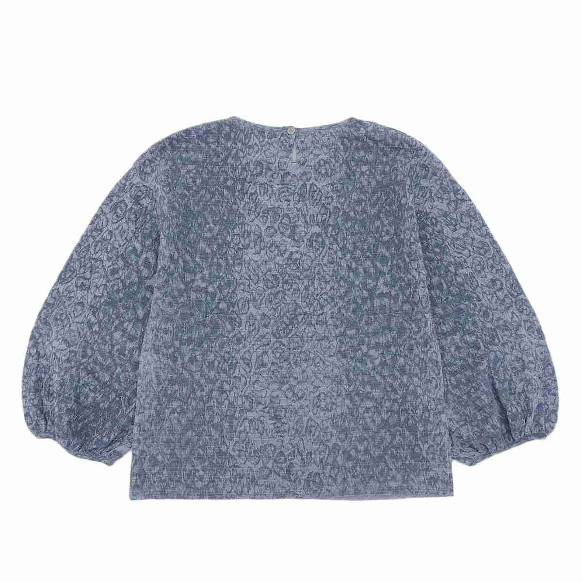 シャネル CHANEL 長袖 カットソー リネン混 ブルー 34 レディース 8283