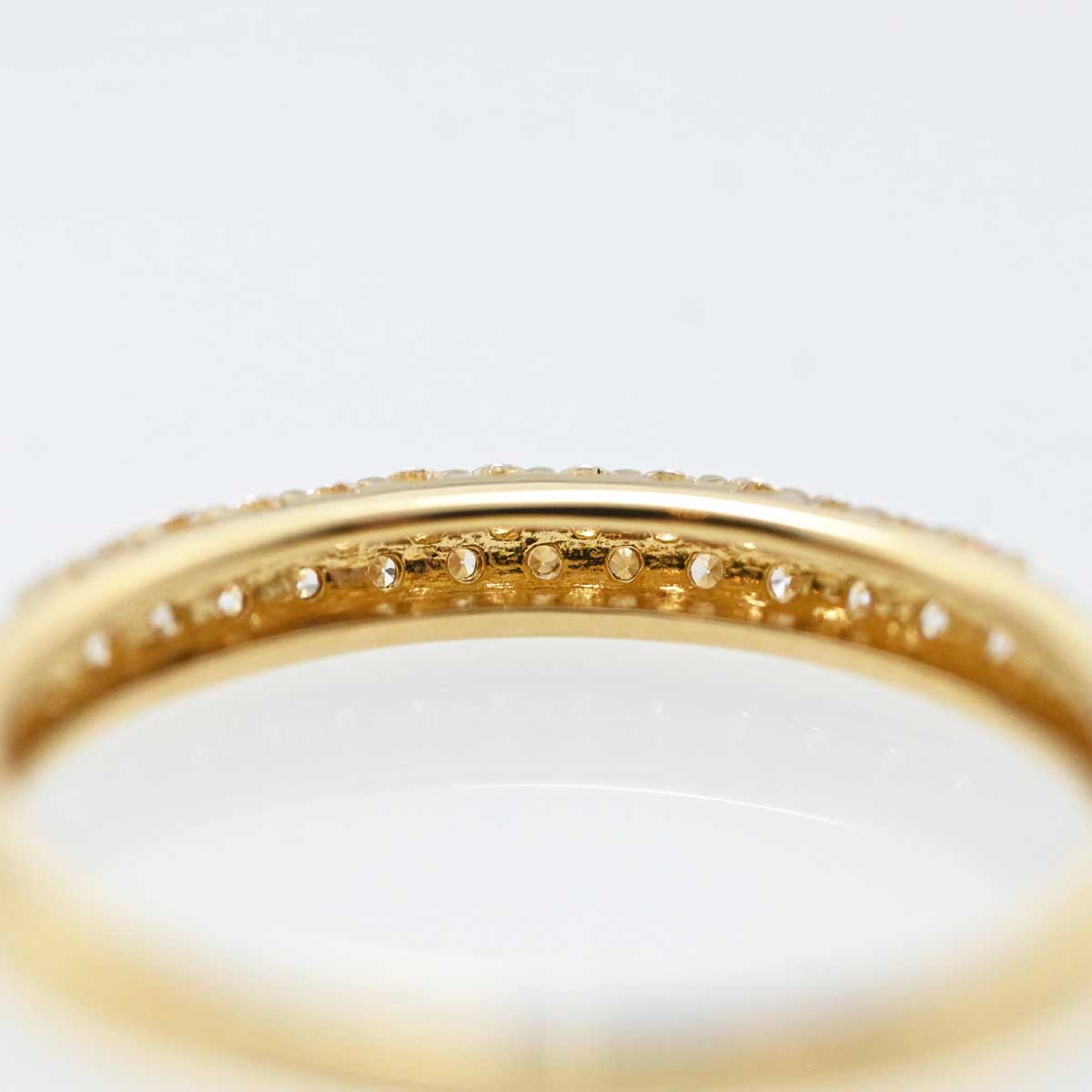 ポンテヴェキオ PONTE VECCHIO K18YG イエローゴールド ダイア0.22ct リング 9号 レディース アクセサリー  3271