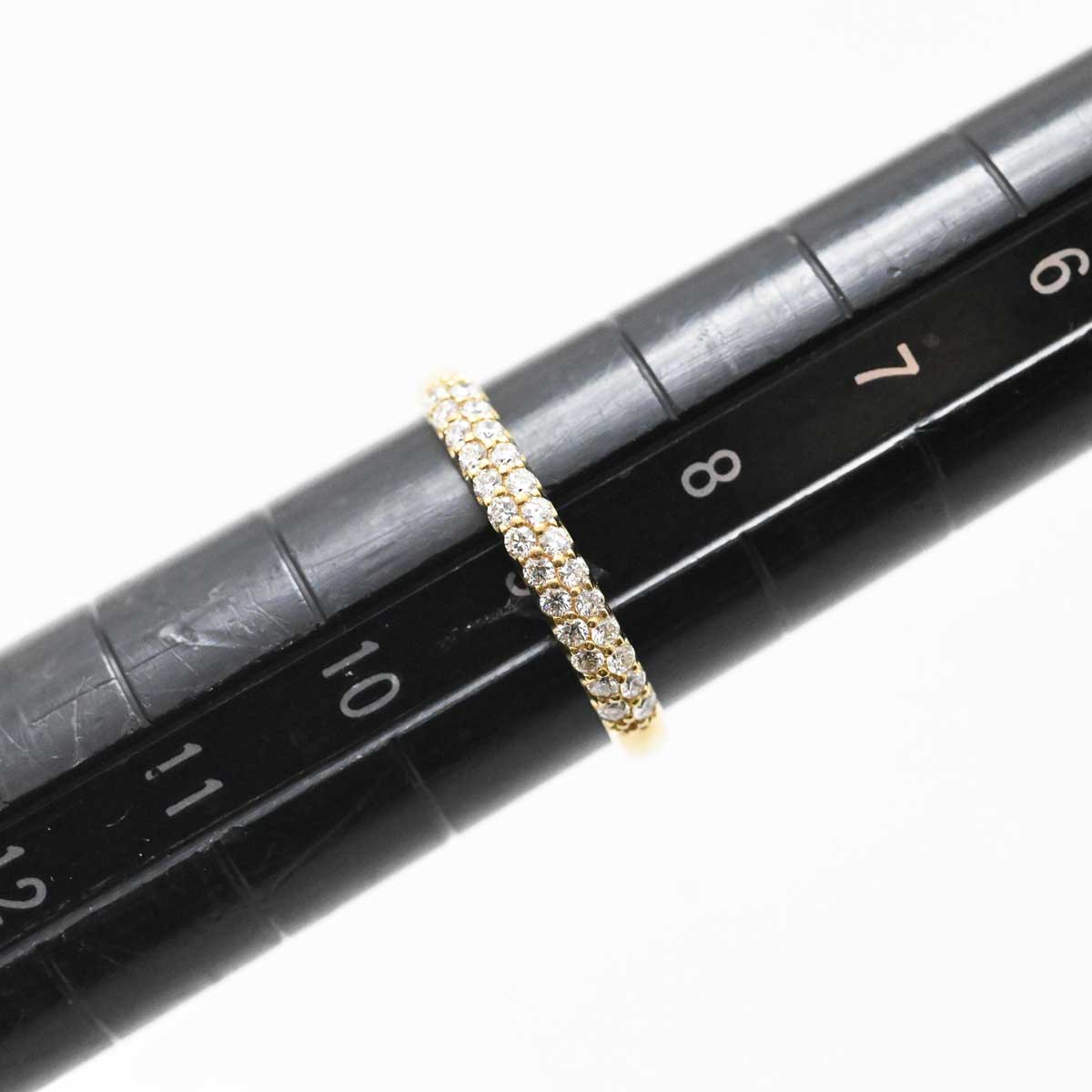 ポンテヴェキオ PONTE VECCHIO K18YG イエローゴールド ダイア0.22ct リング 9号 レディース アクセサリー  3271