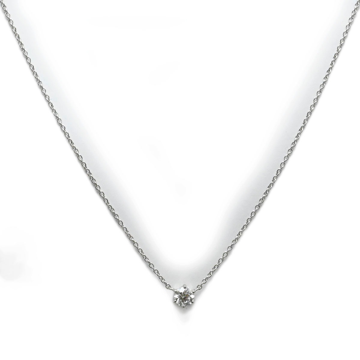 ポンテヴェキオ PONTE VECCHIO PT999 PT850 プラチナ ダイヤ0.190ct ネックレス レディース  3710