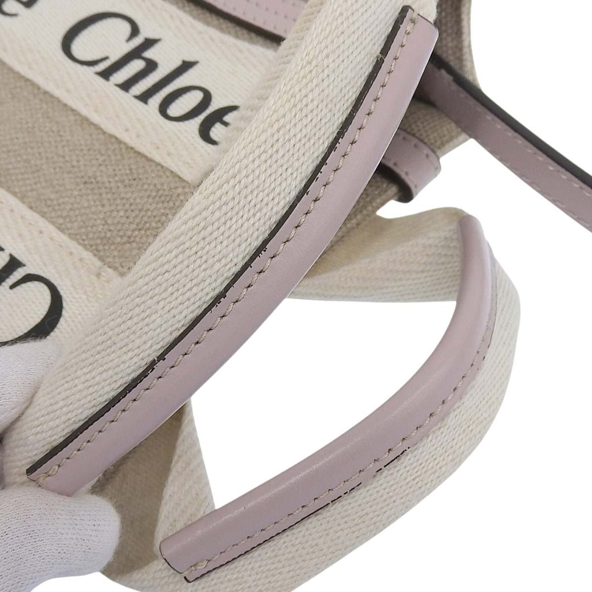 クロエ CHLOE ウッディスモール ハンドバッグ ショルダーバッグ ななめ