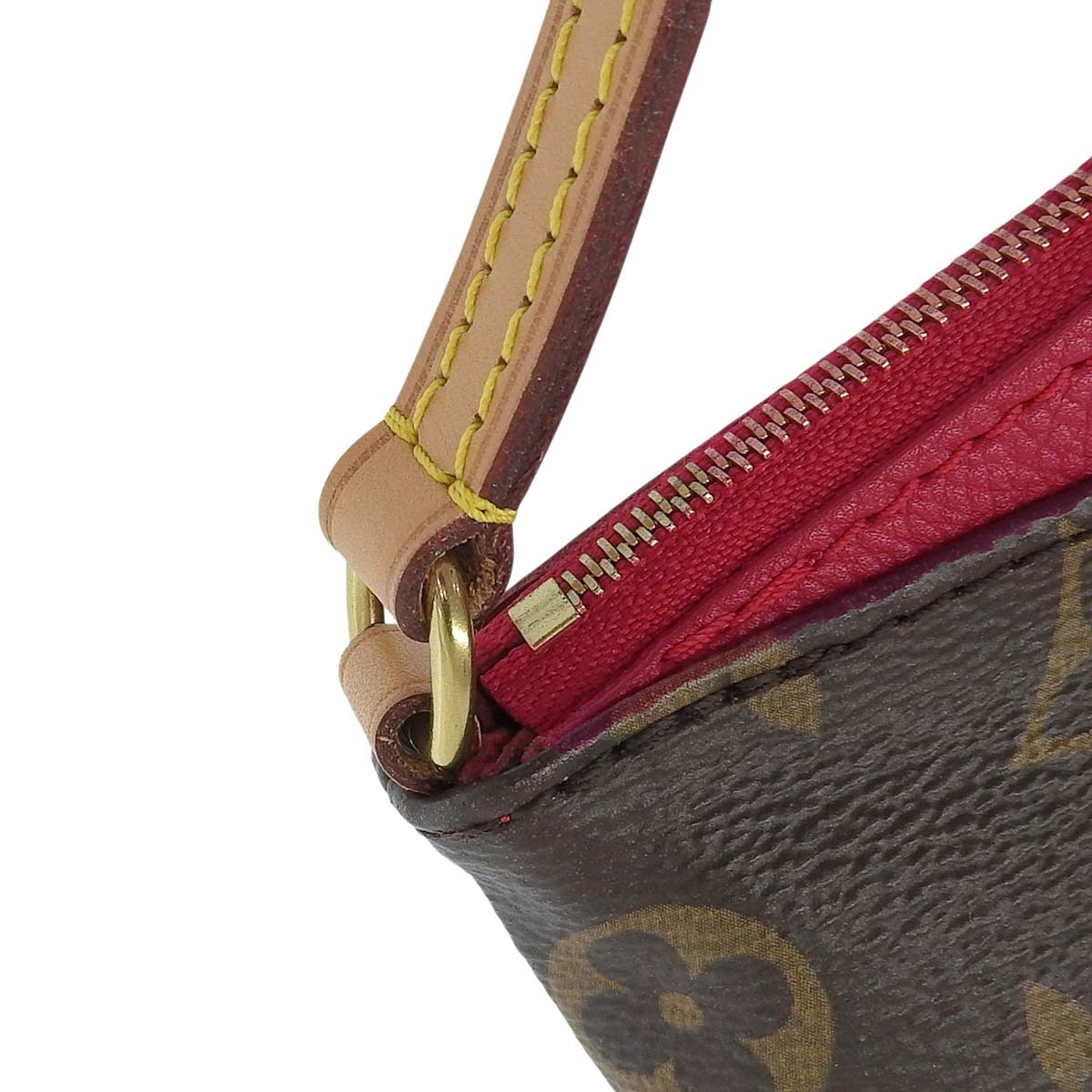 ルイヴィトン LOUIS VUITTON モノグラム ナノパラス ショルダーバッグ ななめ掛け ミニ ポシェット スリーズ レッド レディース M61254 4746