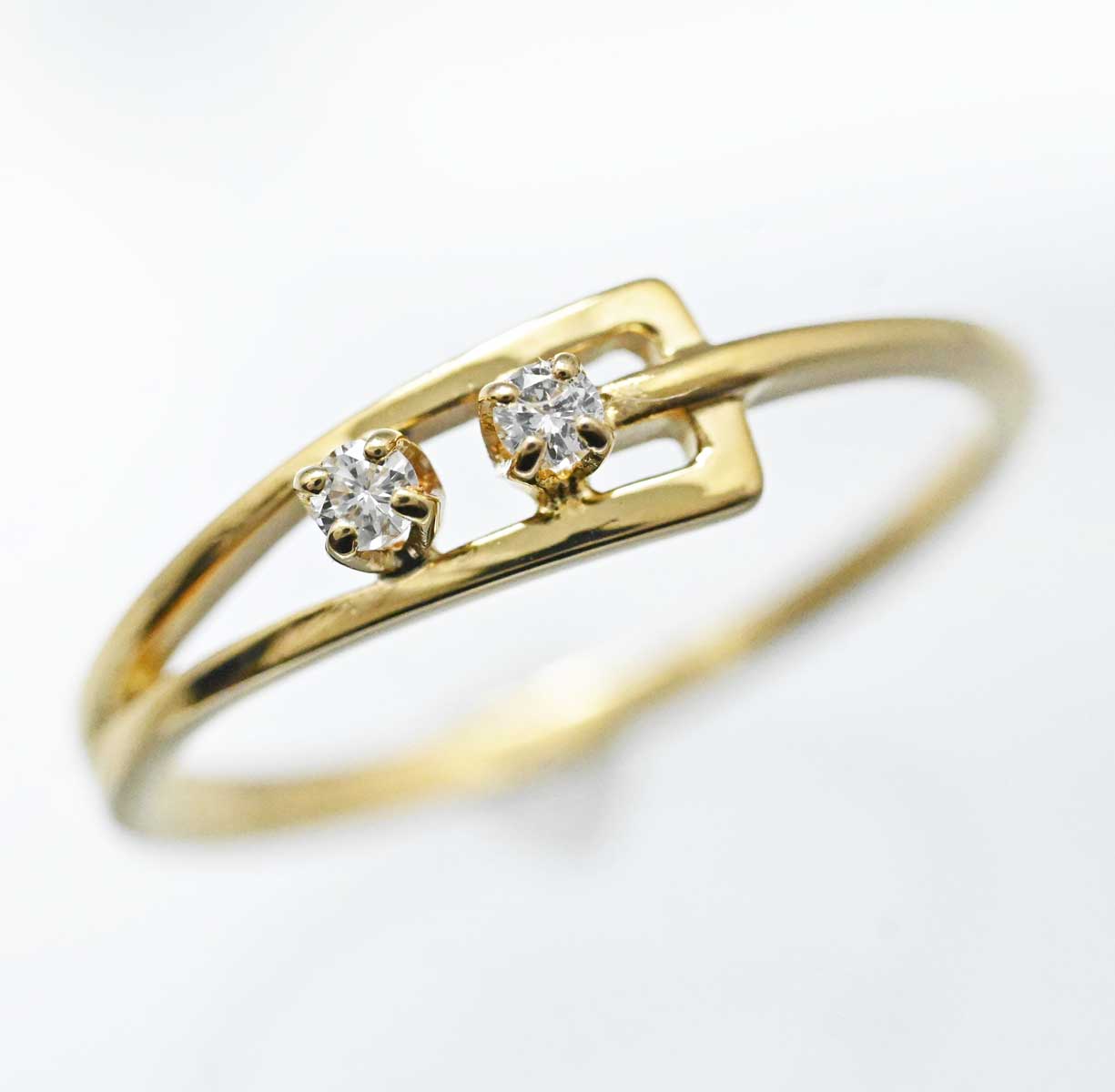 ミキモト MIKIMOTO K18YG イエローゴールドダイヤ 11.5号 レディース 3041