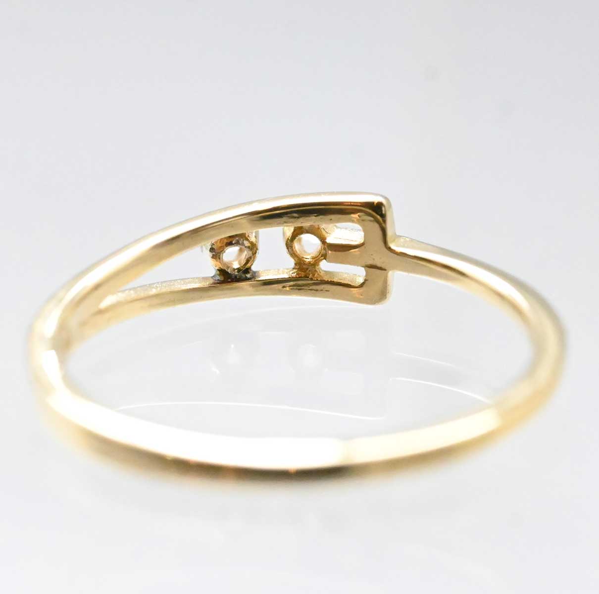 ミキモト MIKIMOTO K18YG イエローゴールドダイヤ 11.5号 レディース 3041